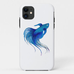 Blue Betta Fish iPhone 11 Case
