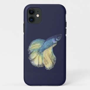 Blue Betta Fish Case-Mate iPhone Case