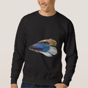 Blue Betta Fish Sweatshirt