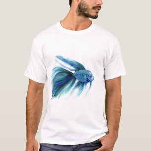 Blue Betta Fish T-Shirt