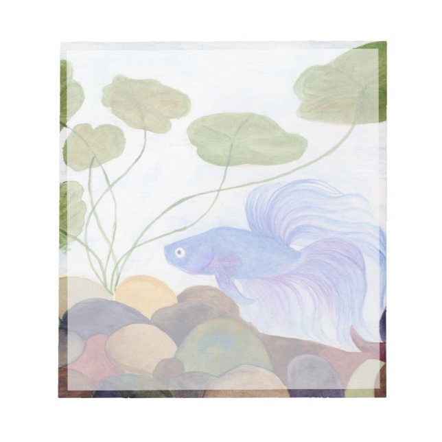 Blue Betta Notepad (Front)
