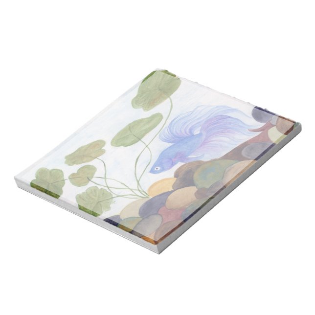 Blue Betta Notepad (Rotated)