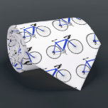 blue bicycle on white tie<br><div class="desc">blue bicycle on white background.
Background colour can be changed.</div>