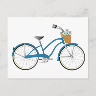 Blue Bicycle Postcard