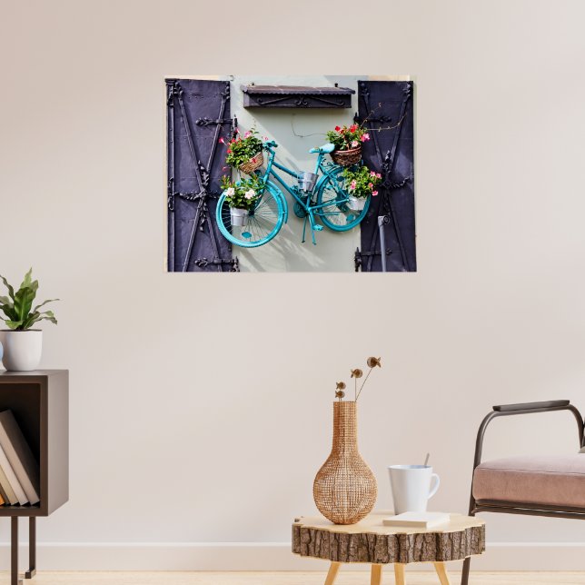 Blue Bicycle  Poster (Living Room 3)