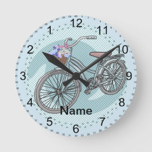 Blue Bike  Clock
