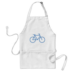 blue bike icon bicycle cylce standard apron