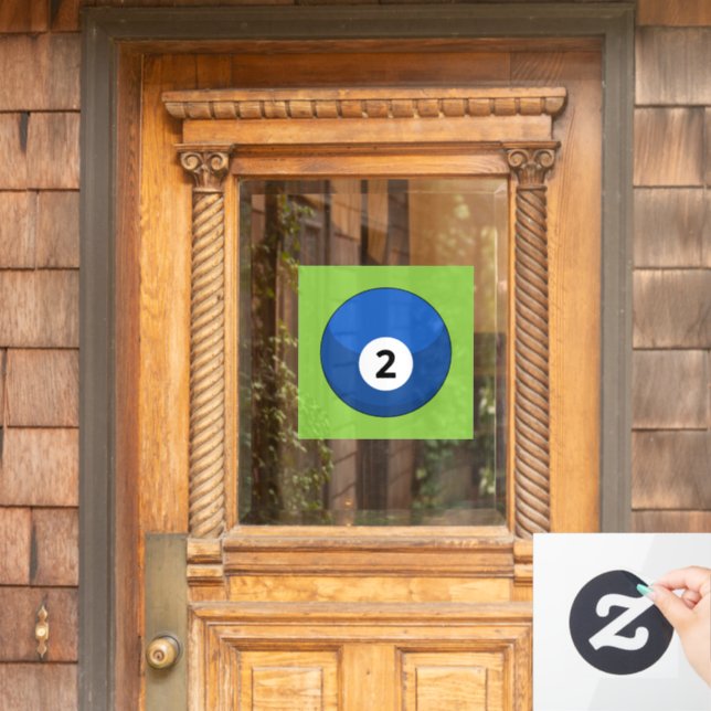 Blue Billiard Ball Number Two (Home Door)