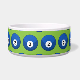 Blue Billiard Ball Number Two Pattern