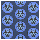 Blue Biohazard Symbol