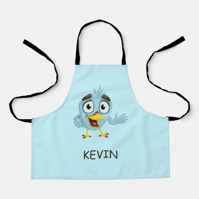 Blue Bird Apron (Front)