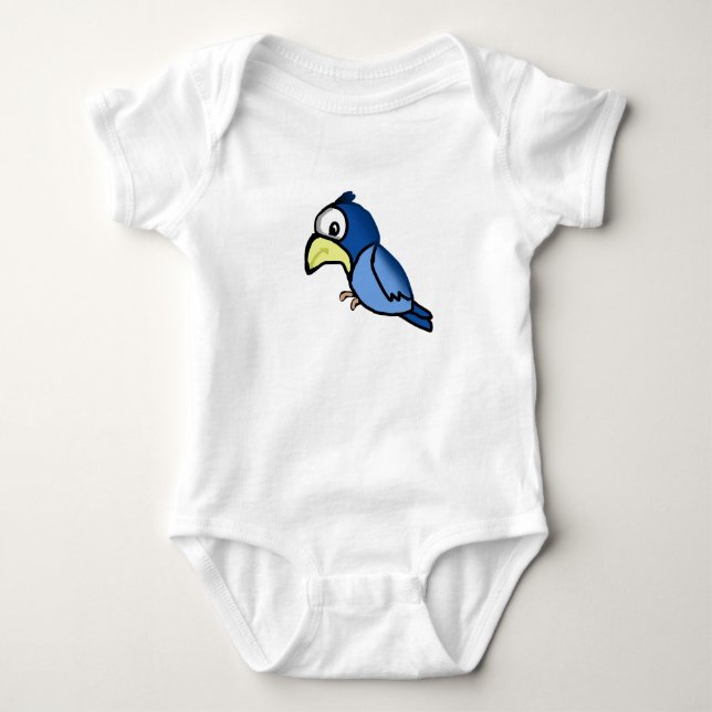 Blue Bird Baby Bodysuit (Front)