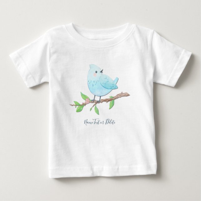 Blue Bird Baby T-Shirt (Front)