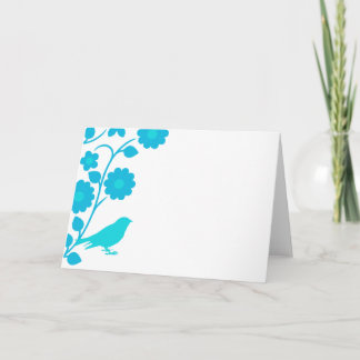 blue bird card