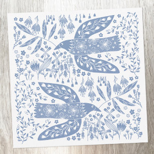 Blue Bird Card