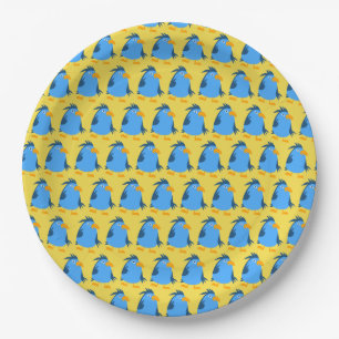 Blue Bird for Kids by storeman. Paper Plate