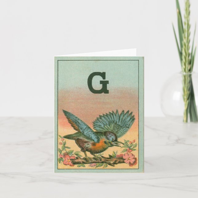 blue bird g card (Front)