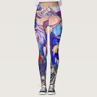 Blue Bird leggings