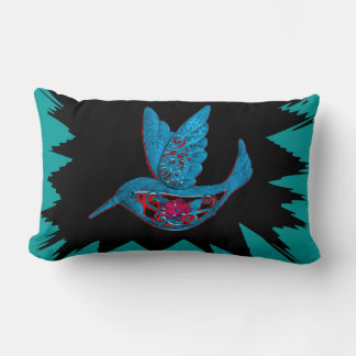 Blue Bird Lumbar Cushion
