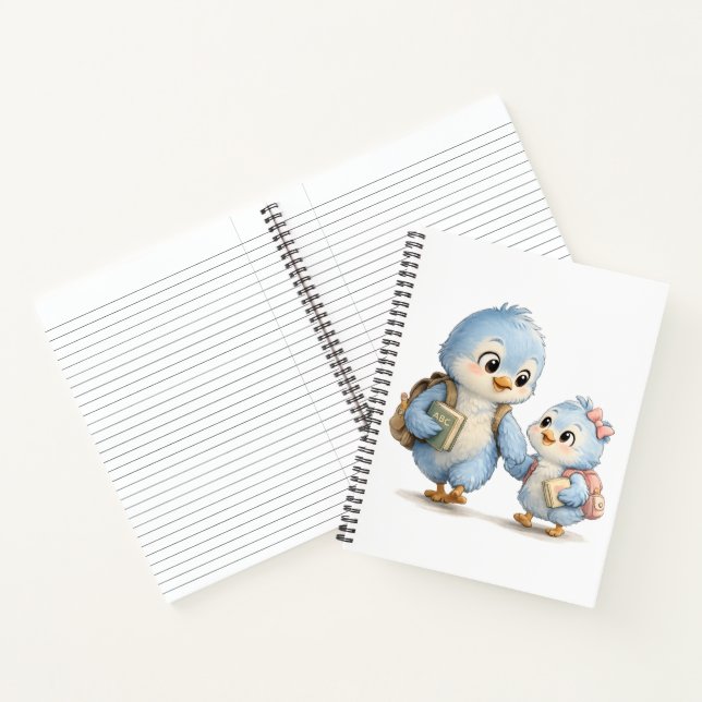 Blue Bird Memories Photo Notebook (Inside)