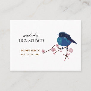 Blue bird Mighty, Standard Matte Business Card