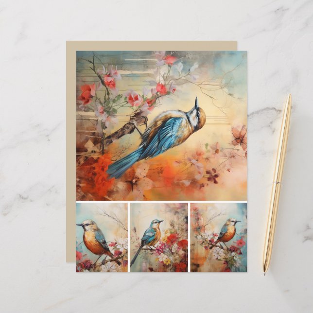 Blue Bird mix (Front/Back In Situ)