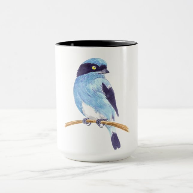 Blue bird mug (Center)