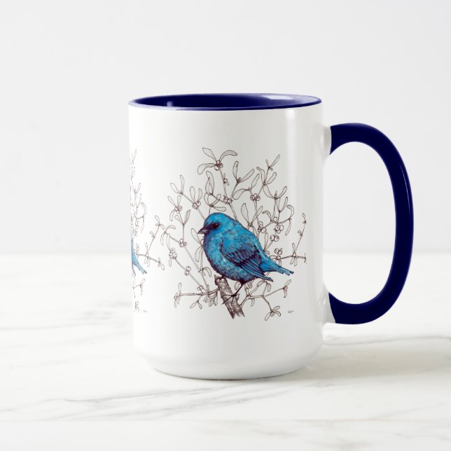 Blue Bird Mug (Right)