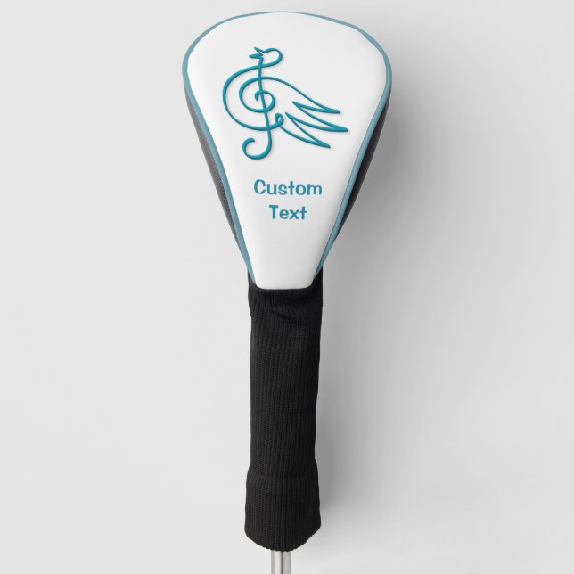Blue Bird Music Golf Head Cover (Front)