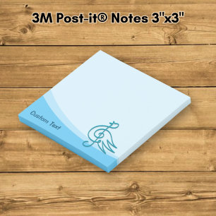 Blue Bird Music Post-it Notes