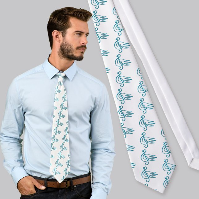 Blue bird music tie (Creator Uploaded)