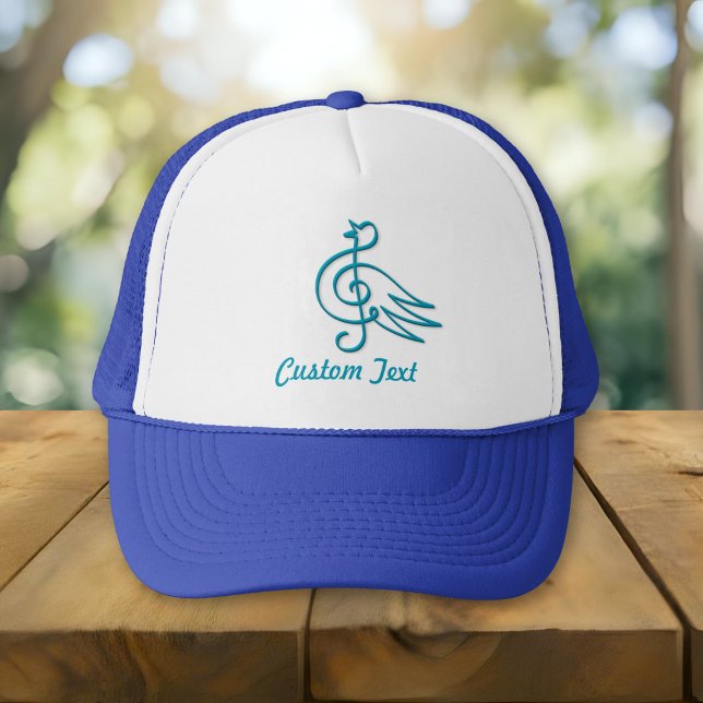 Blue bird music trucker hat (Creator Uploaded)
