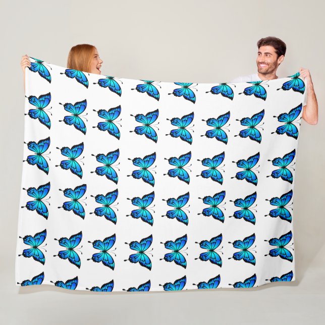 Blue Bird Pattern Blanket  (In Situ)