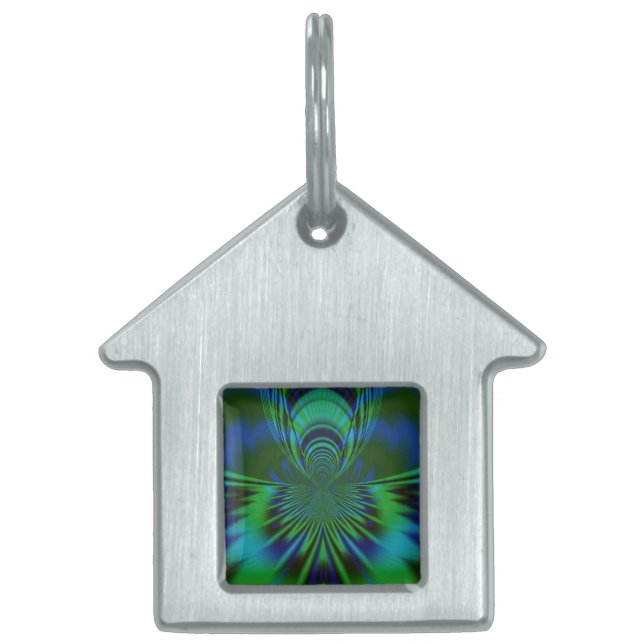 Blue Bird Pet Name Tag (Front)