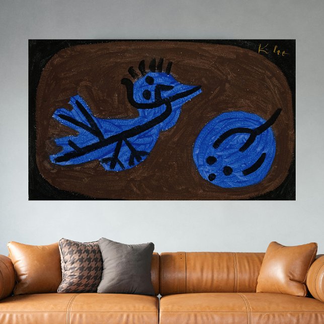 Blue Bird Pumpkin - Paul Klee 1939 Poster (Creator Uploaded)