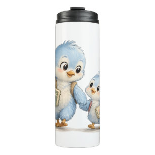 Blue Bird Siblings Thermal Travel Tumbler