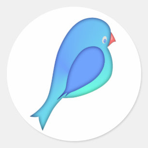Blue Bird Sticker