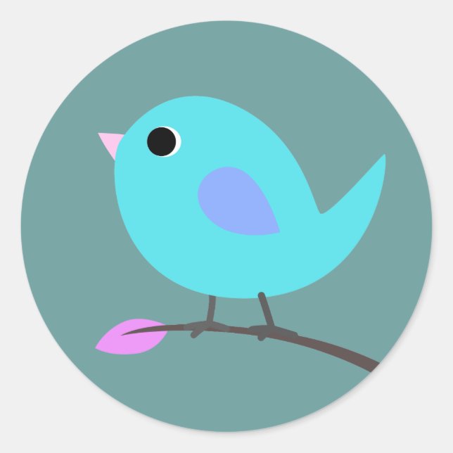Blue Bird Sticker (Front)