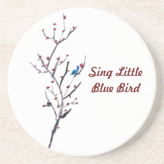 Blue Bird Tree Coaster