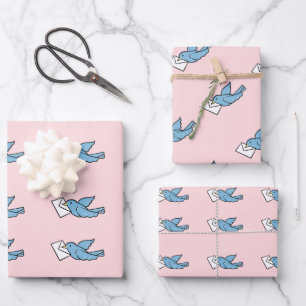 Blue Bird Wrapping Paper