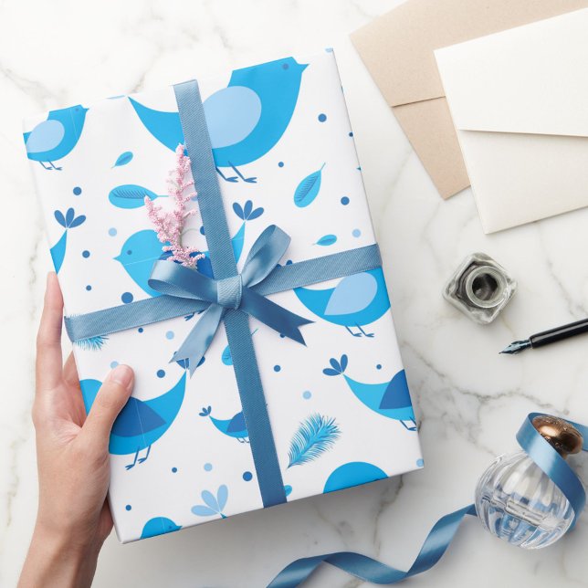 Blue Bird wrapping paper (Creator Uploaded)