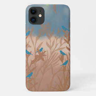 Blue birds iPhone 11 case
