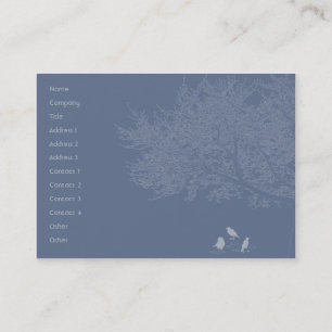 Blue Birds - Chubby Business Card