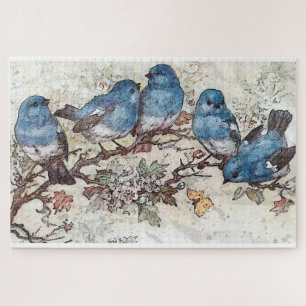 Blue Birds Jigsaw Puzzle