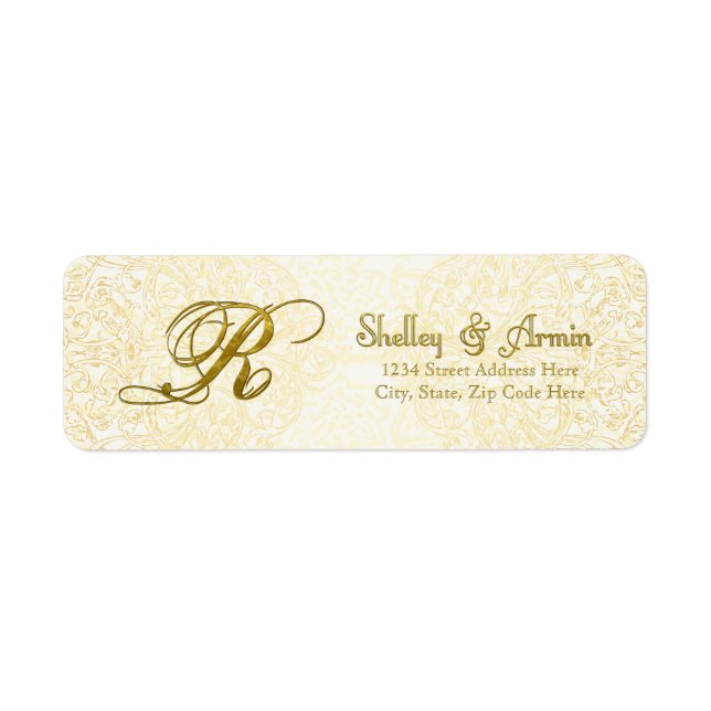 Blue Birds of Happiness Return Address Label (Front)