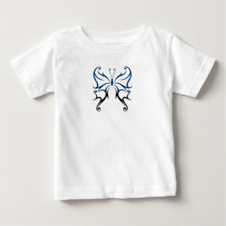Blue Black Butterfly Baby T-Shirt