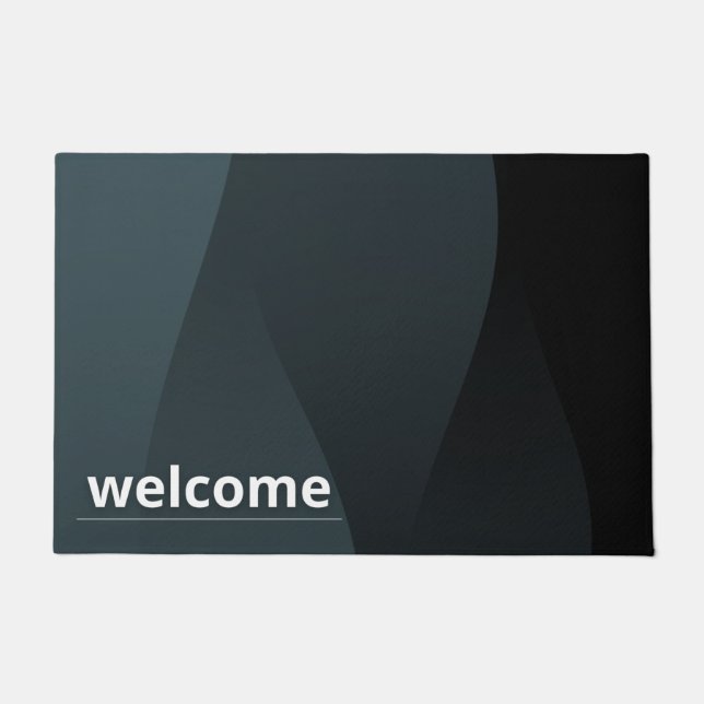BLUE BLACK DOORMAT (Front)