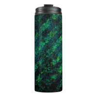 Blue black green striped background with blur, gra