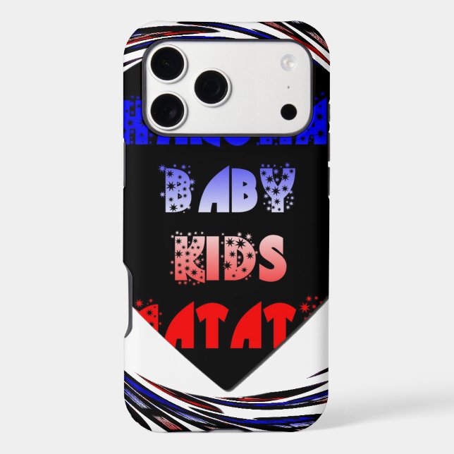 Blue Black Hakuna Matata Baby Kids Design.png (Back)