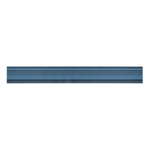 Blue Black Stripes Grosgrain Ribbon